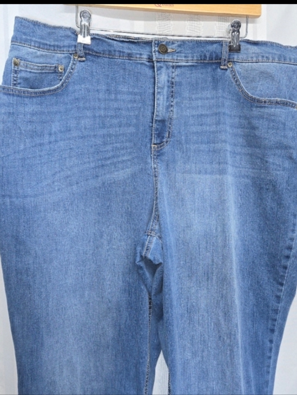 TERRA & SKY WOMEN STRAIGHT LEG PLUS SIZE 24W JEANS